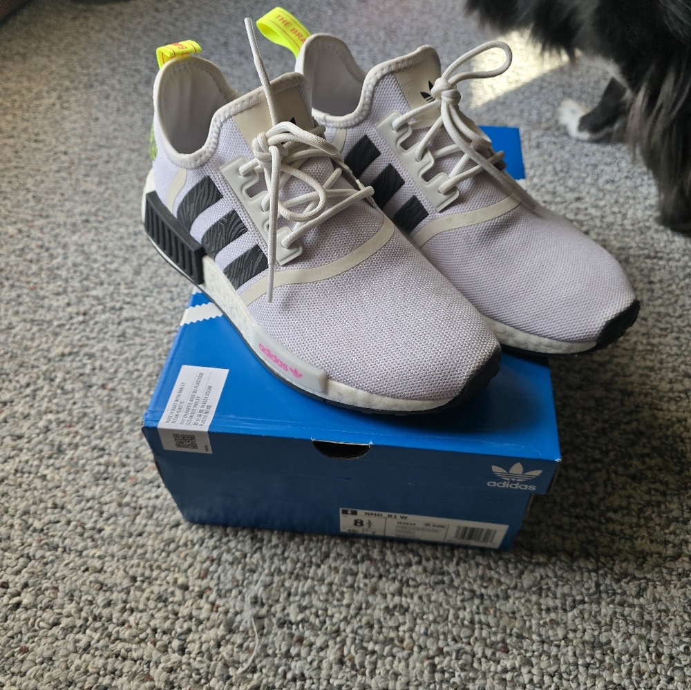 Adidas White and Black Sneakers
